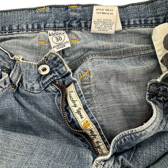 Vintage Y2K 2000s Lucky Brand Baggy Carpenter Jeans 30 X 34 USA - Picture 4 of 15